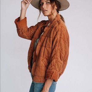 Free People Dolman Quilted Jacket M